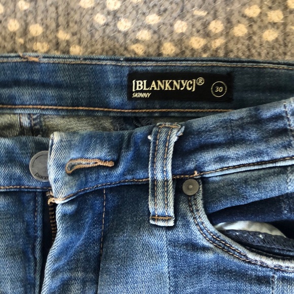 BlankNYC Jeans Striped light and dark wash - Picture 3 of 3